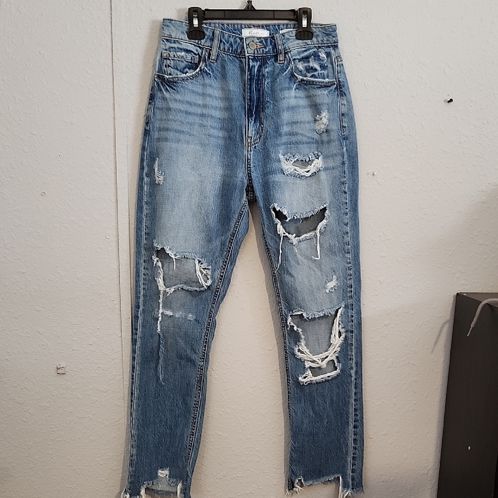 KanCan High Waisted Blue Denim Jeans